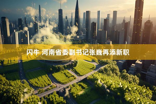 闪牛 河南省委副书记张巍再添新职